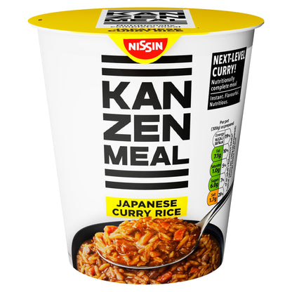 Nissin Kanzen Meal Japanese Curry Nutritionally Complete Instant Rice Pot 108g — image 1