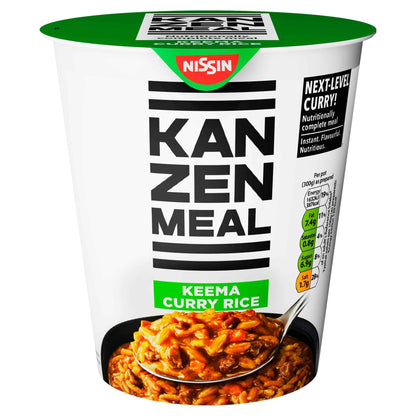 NISSIN Kanzen Meal Keema Curry Nutritionally Complete Instant Rice