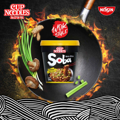 NISSIN Soba Cup Noodles Sweet & Sour Instant Noodles Pot 88g