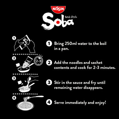 Nissin Wok Style Soba Noodles Classic 109G — image 3