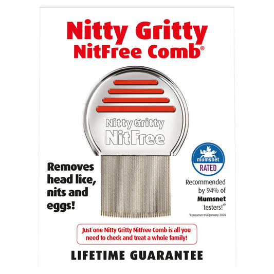 Nitty Gritty NitFree Comb - Head Lice and Nit Removal with Detection Comb — image 1