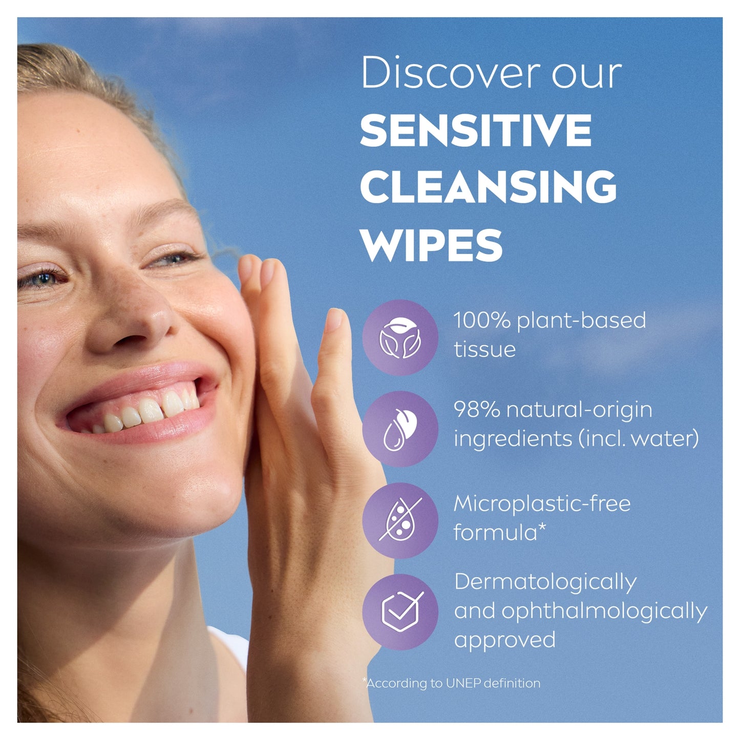 NIVEA 3-in-1 Sensitive Cleansing Wipes 25 Pack — image 3