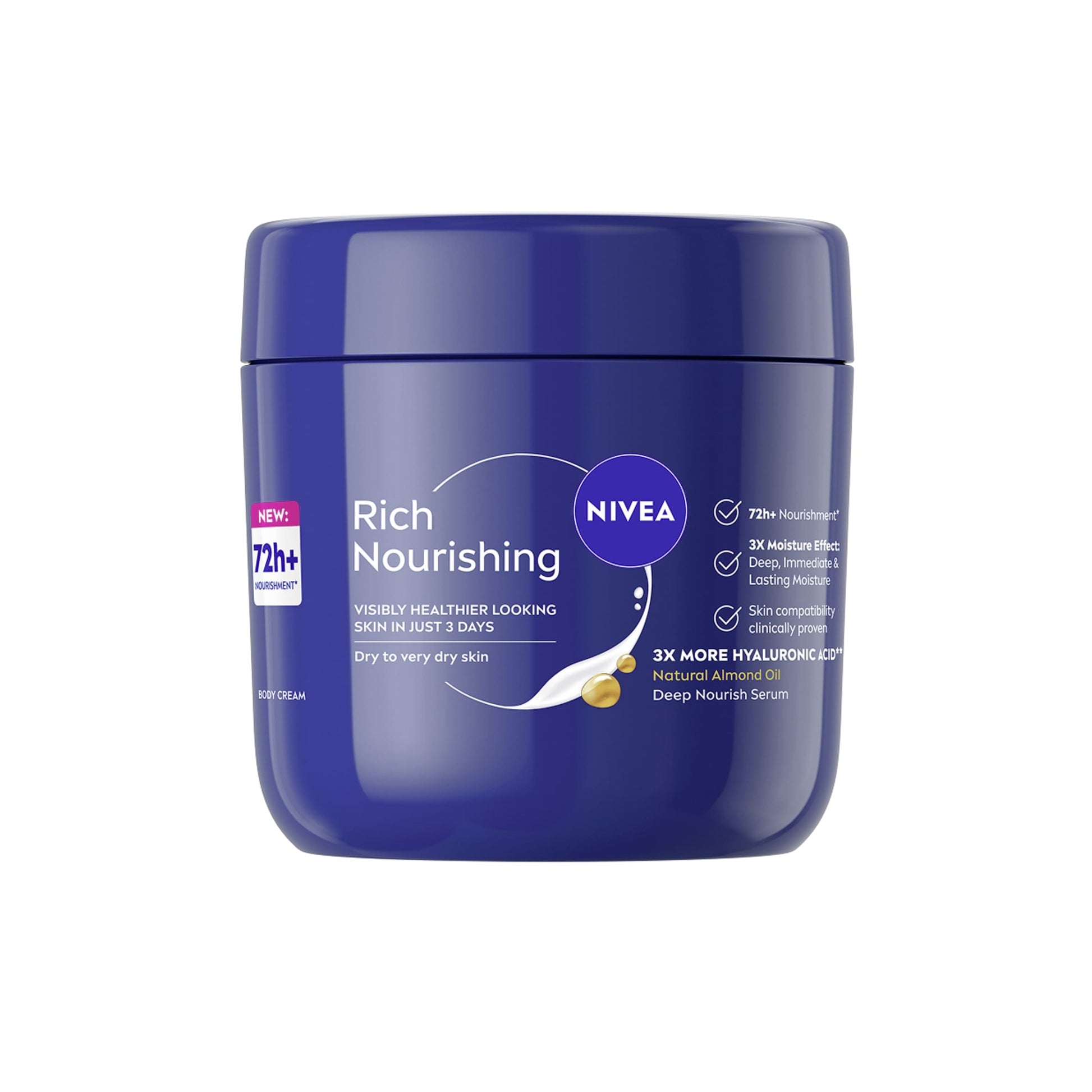 NIVEA Body 72h Rich Nourishing Cream 400ml — image 1