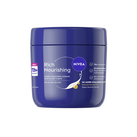 NIVEA Body 72h Rich Nourishing Cream 400ml — image 1