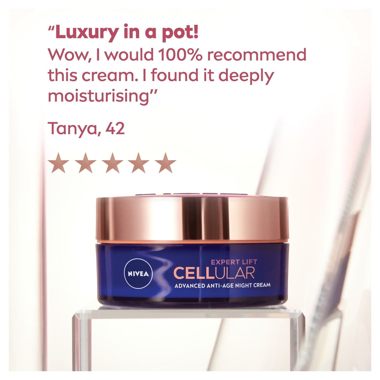 NIVEA Cellular Expert Lift Anti Age Night Cream Moisturiser 50ml — image 5