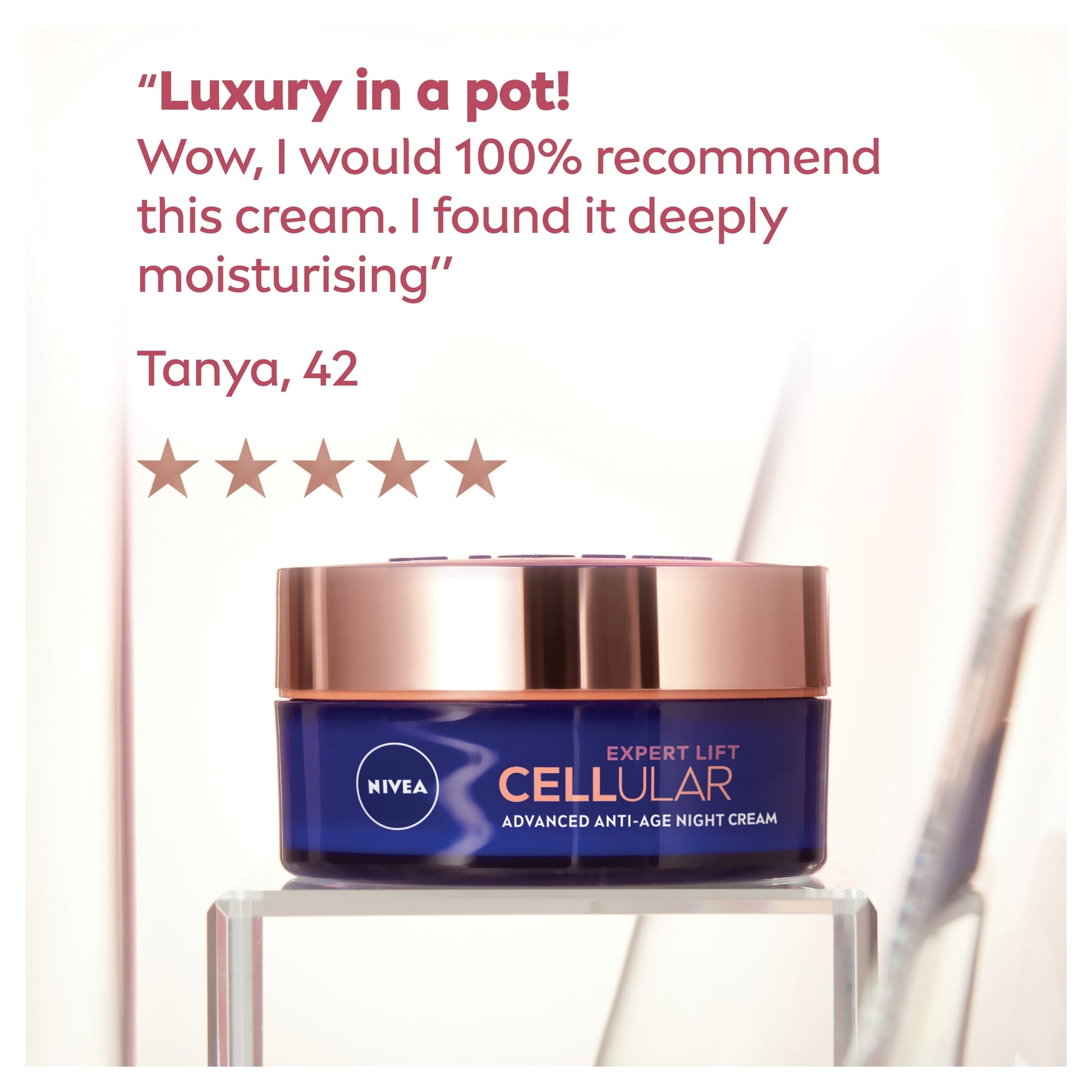 NIVEA Cellular Expert Lift Anti Age Night Cream Moisturiser 50ml — image 5