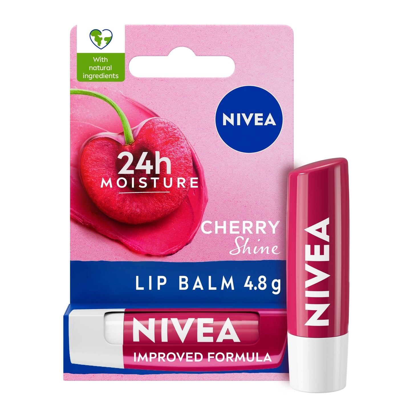 NIVEA Cherry Shine Lip Balm 4.8g — image 1