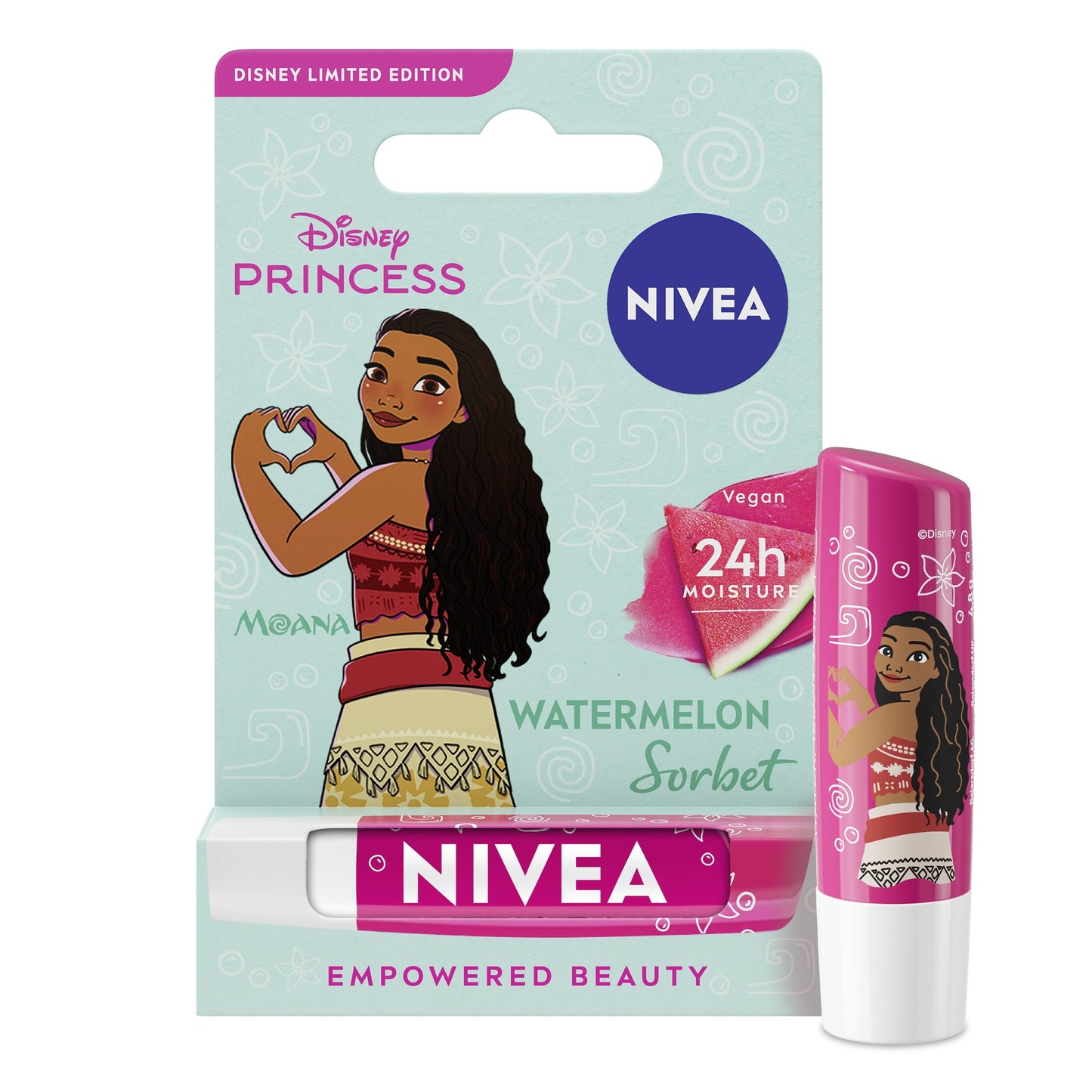 NIVEA Disney Moana Watermelon Sorbet Lip Balm 4.8g — image 1