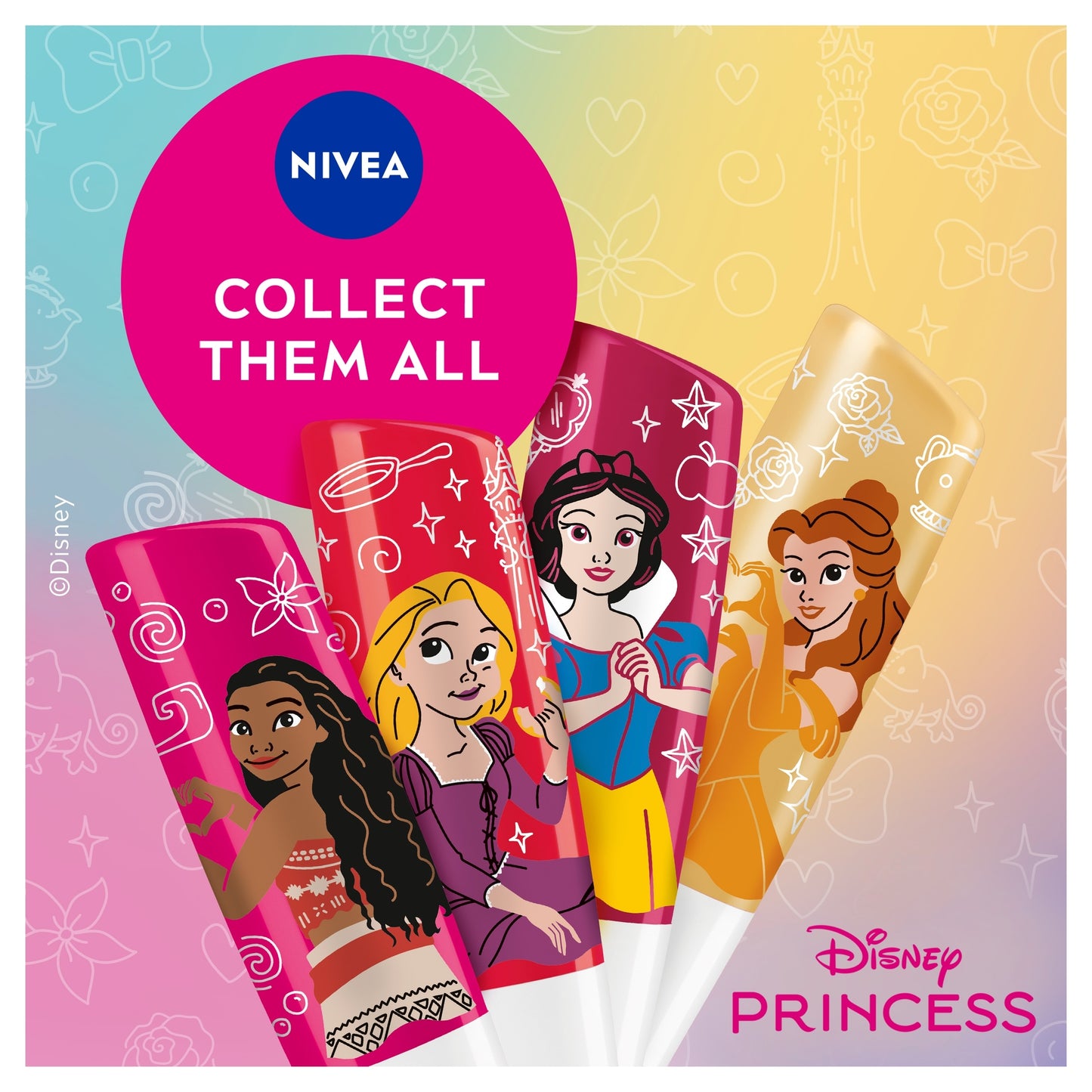 NIVEA Disney Princess Snow White Candy Apple Dream Lip Balm 4.8g — image 4