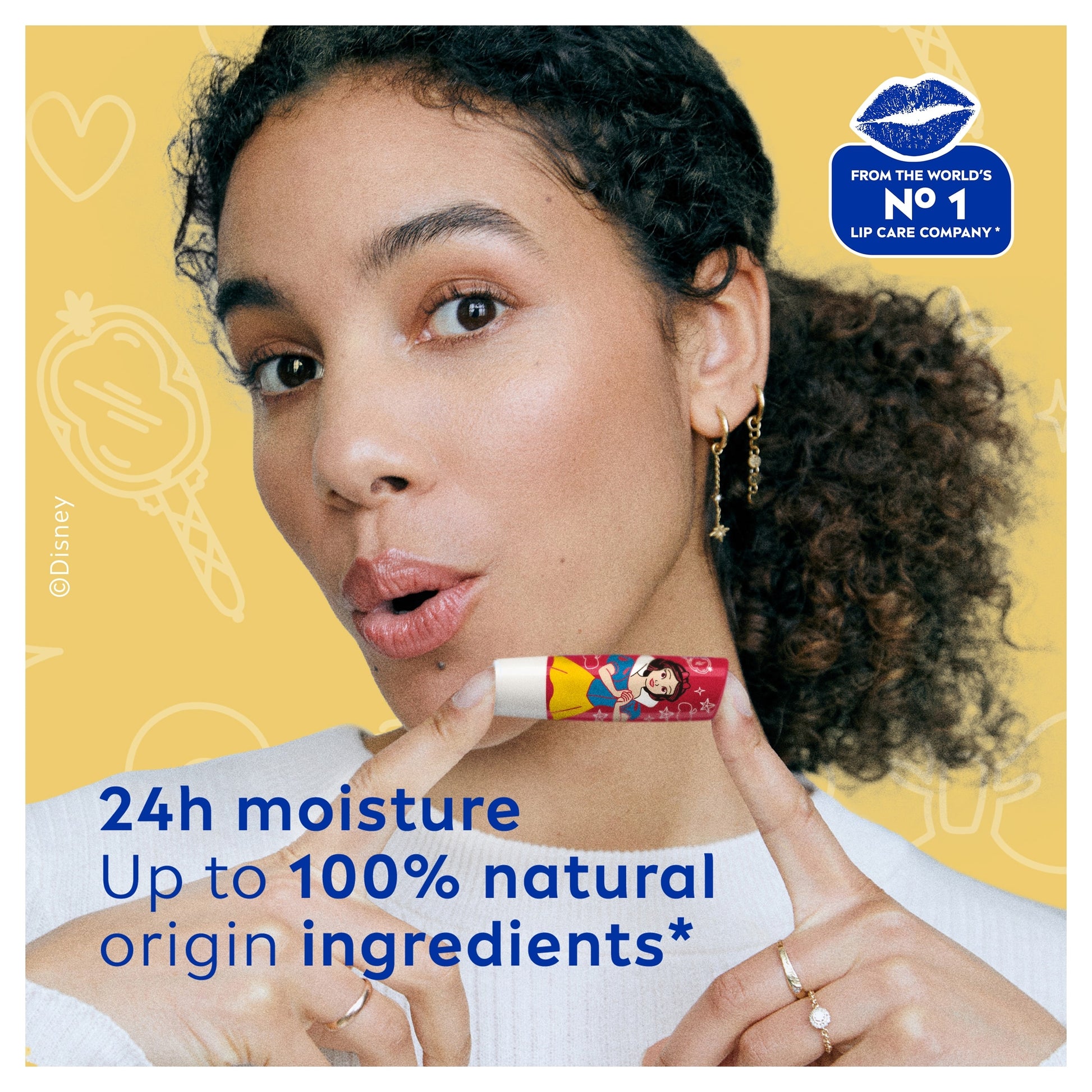 NIVEA Disney Princess Snow White Candy Apple Dream Lip Balm 4.8g — image 5