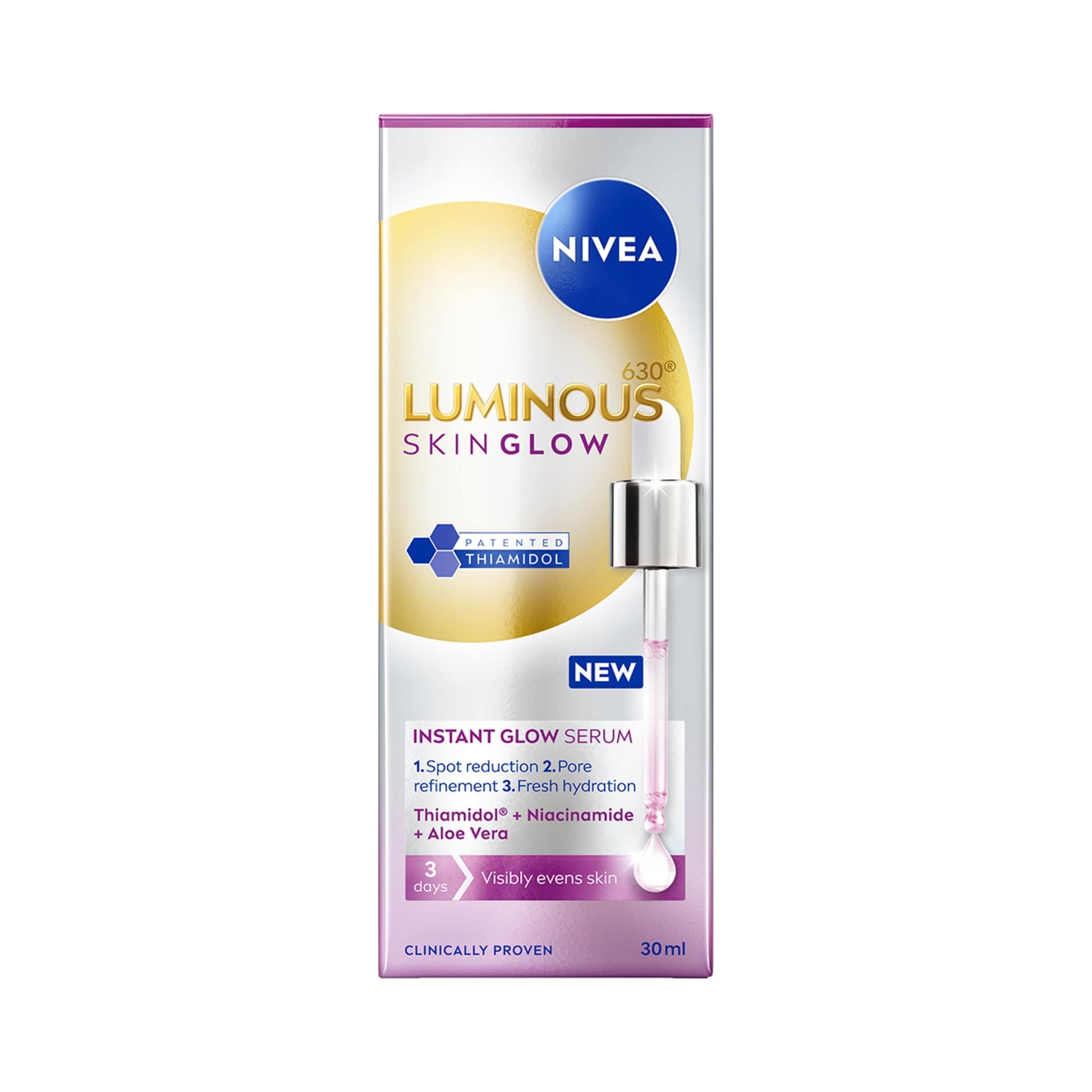 NIVEA Luminous 630 Even Glow Serum with Thiamidol 30ml — image 1