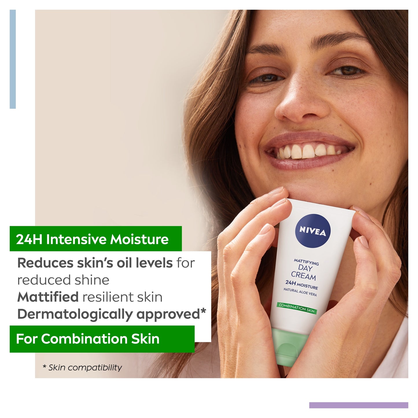 NIVEA Mattifying Day Cream Moisturiser Combination Skin 50ml — image 2