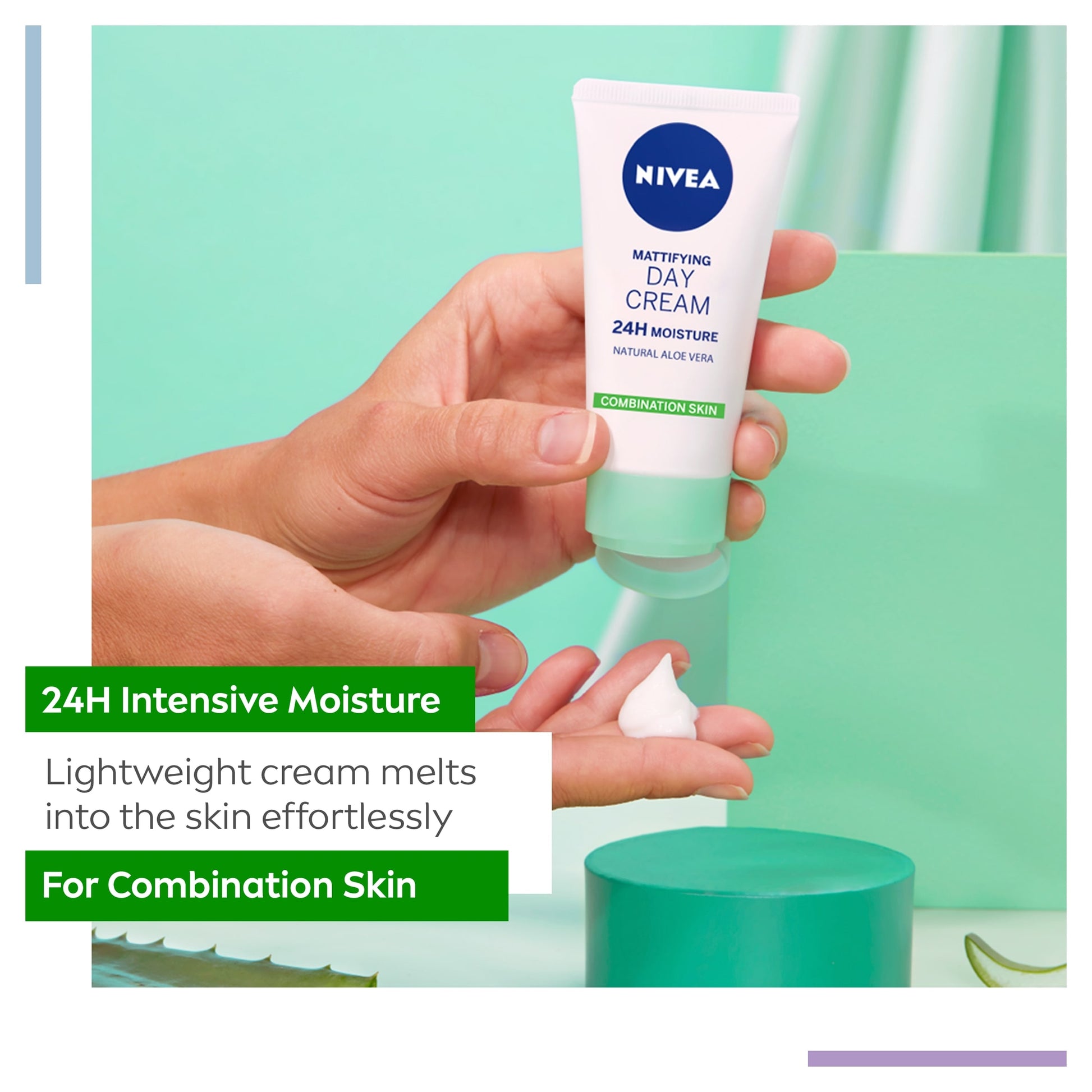 NIVEA Mattifying Day Cream Moisturiser Combination Skin 50ml — image 3