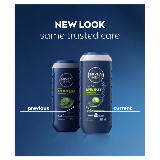 NIVEA MEN Energy Mint Extract Shower Gel 250ml — image 2