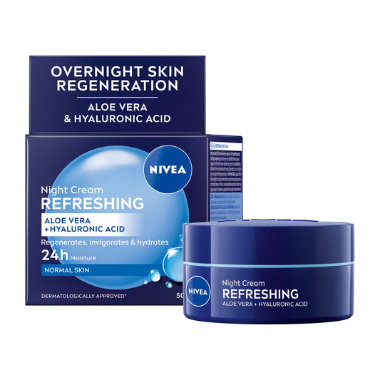 NIVEA Moisturising Night Cream Normal Skin 50ml — image 1