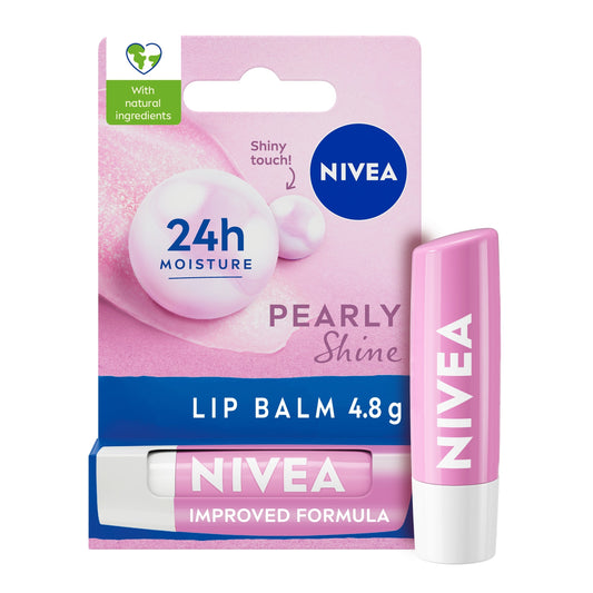 NIVEA Pearly Shine Lip Balm 4.8g — image 1