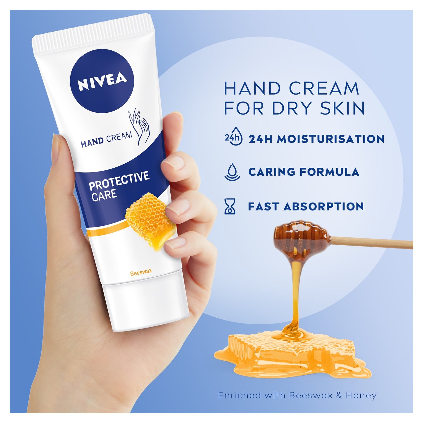 NIVEA Protective Care Hand Cream - Beeswax 75ml — image 2