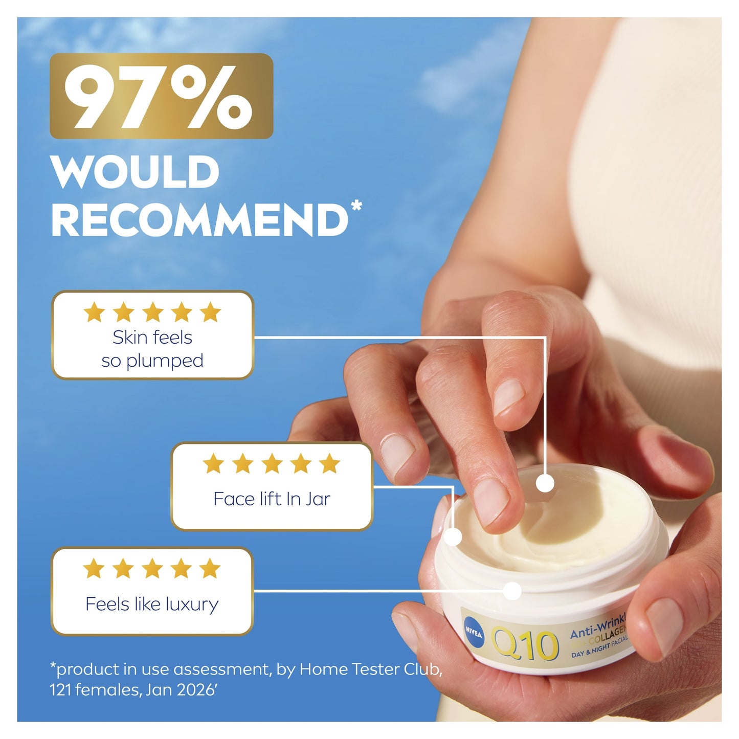 NIVEA Q10 Anti-Wrinkle 60+ Collagen Facial Butter 50ml — image 5