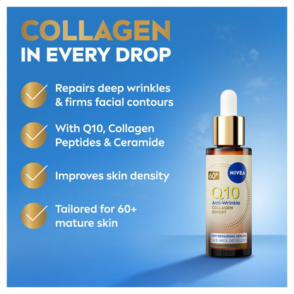 NIVEA Q10 Anti-Wrinkle 60+ Collagen Serum​ 30ml — image 4