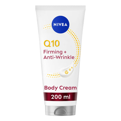 NIVEA Q10 Firming + Anti-Wrinke Body Neck & Chest Cream Moisturiser 200ml — image 1