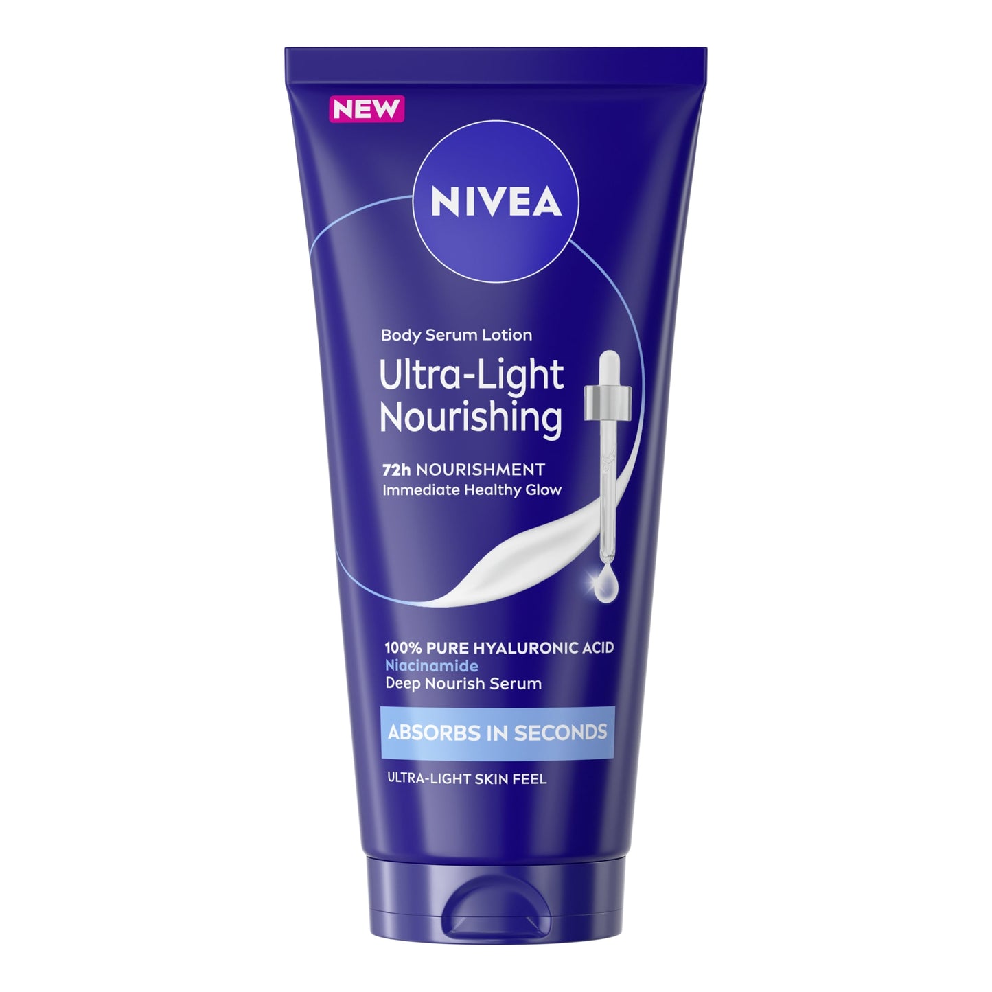 NIVEA Ultra Light Nourishing 72h Body Serum Lotion 200ml — image 1