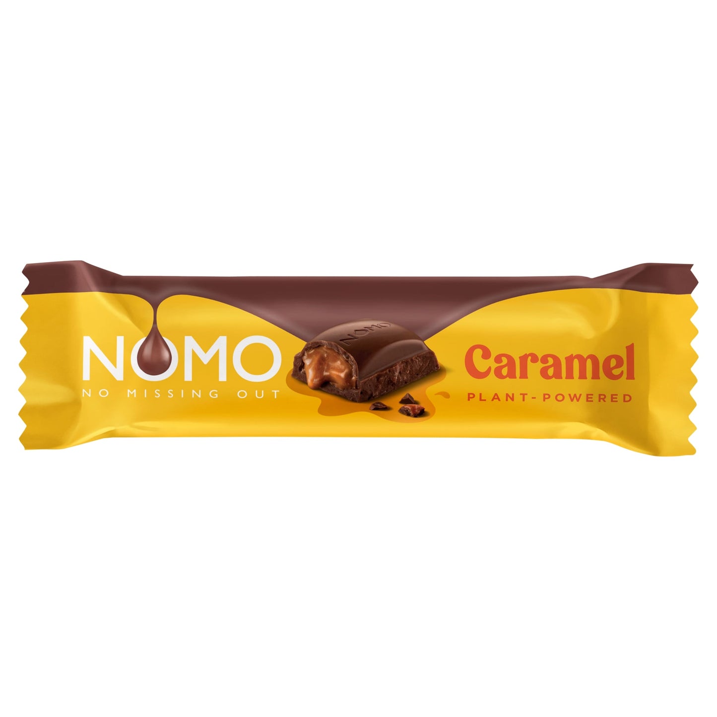 Nomo Vegan & Free From Caramel Chocolate Bar 38g — image 1