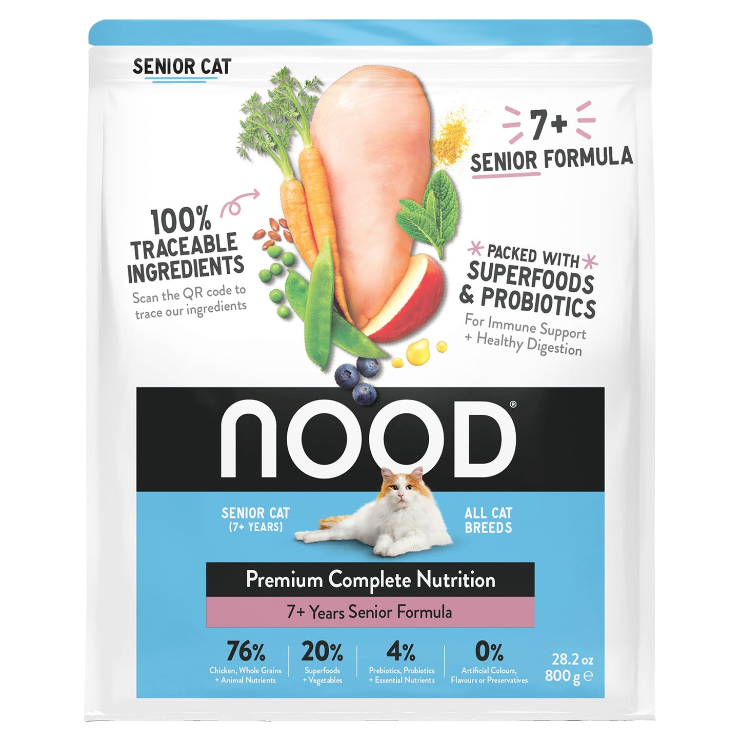Nood Cat Food 7+ Senior Formula 800G — image 1