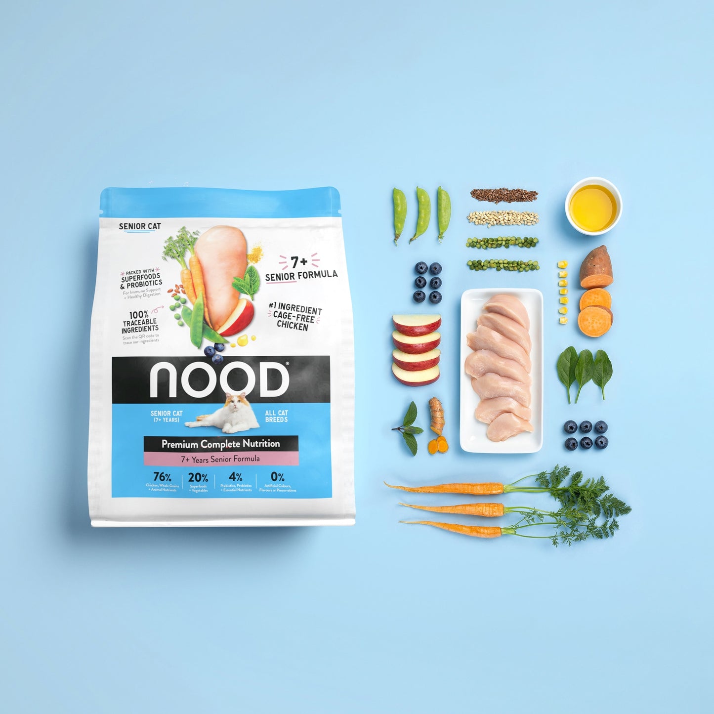 Nood Cat Food 7+ Senior Formula 800G — image 4