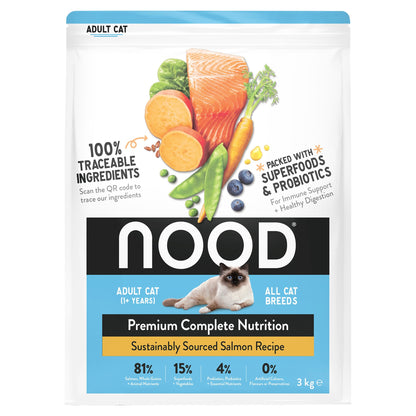 Nood Cat Food Salmon Recipe 3Kg — image 1