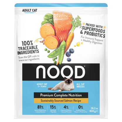 Nood Cat Food Salmon Recipe 800G — image 1