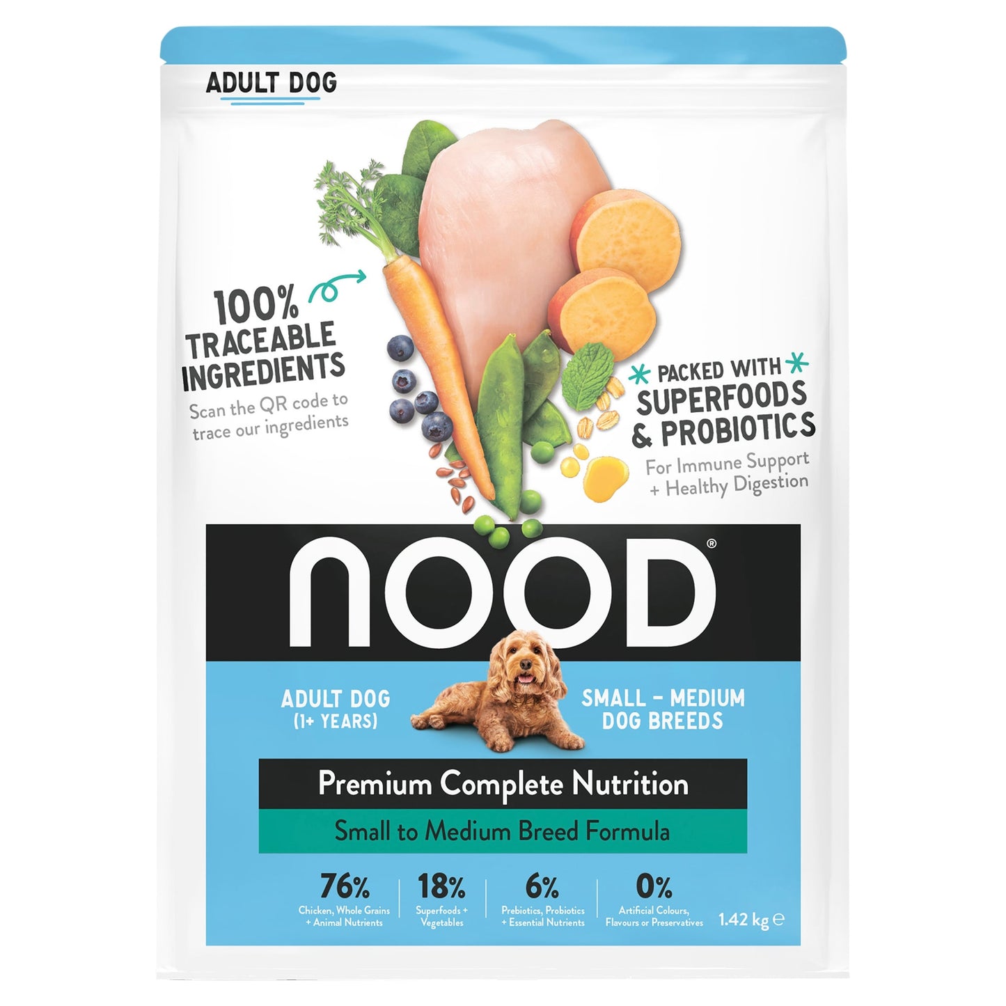Nood Dog Small To Medium Breed Formula 1.42Kg — image 1