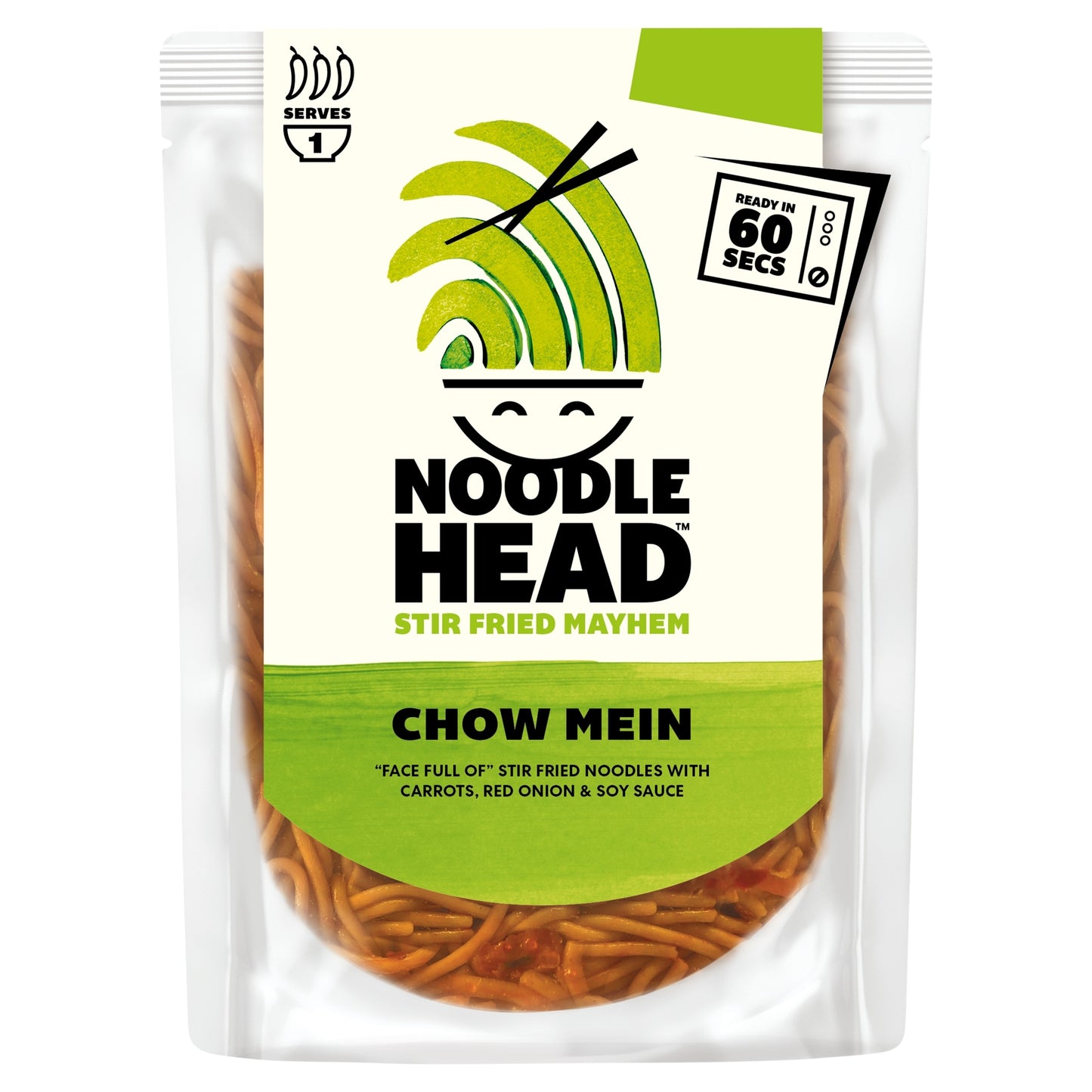 Noodle Head Stir Fried Mayhem Chow Mein 200g — image 1