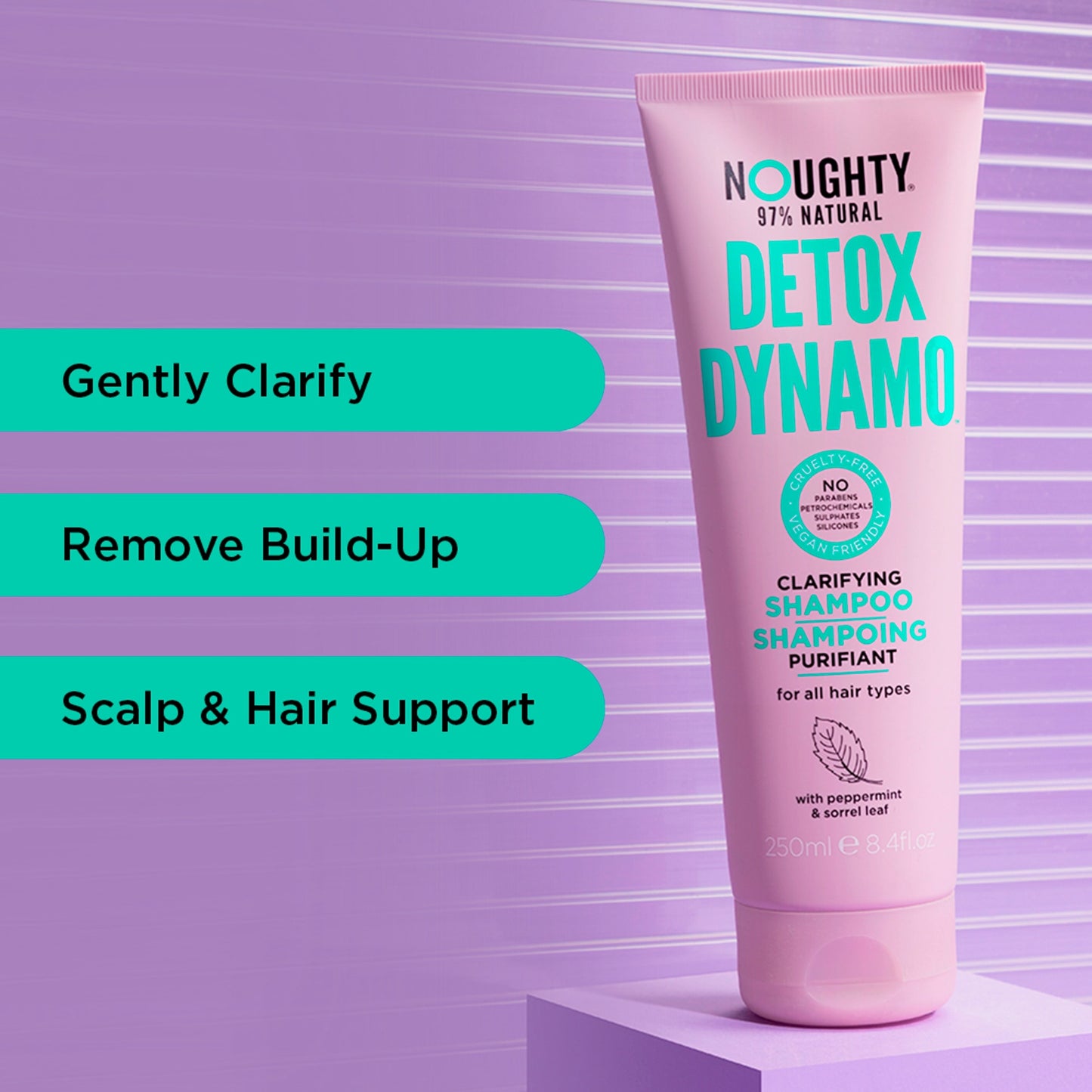 Noughty Detox Dynamo Clarifying Shampoo 250ml — image 2