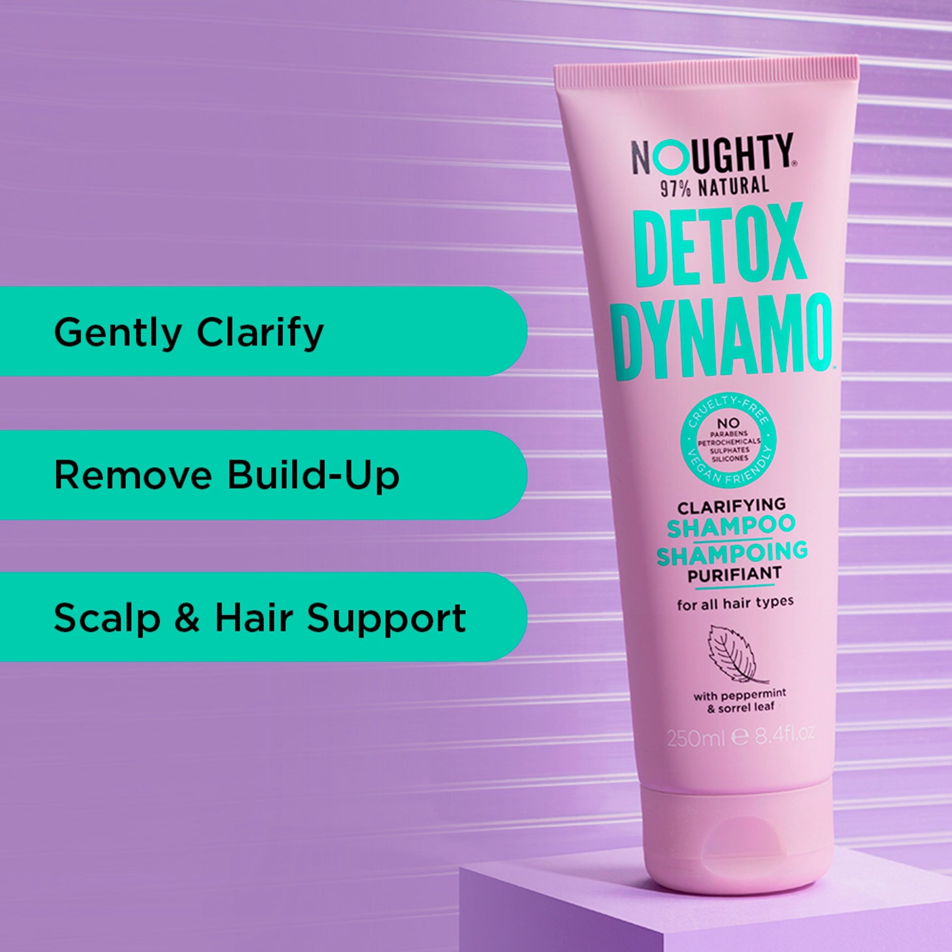 Noughty Detox Dynamo Clarifying Shampoo 250ml — image 2