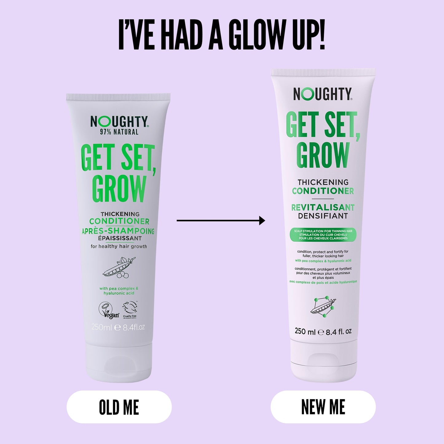 Noughty Get Set, Grow Thickening Conditioner 250ml — image 2