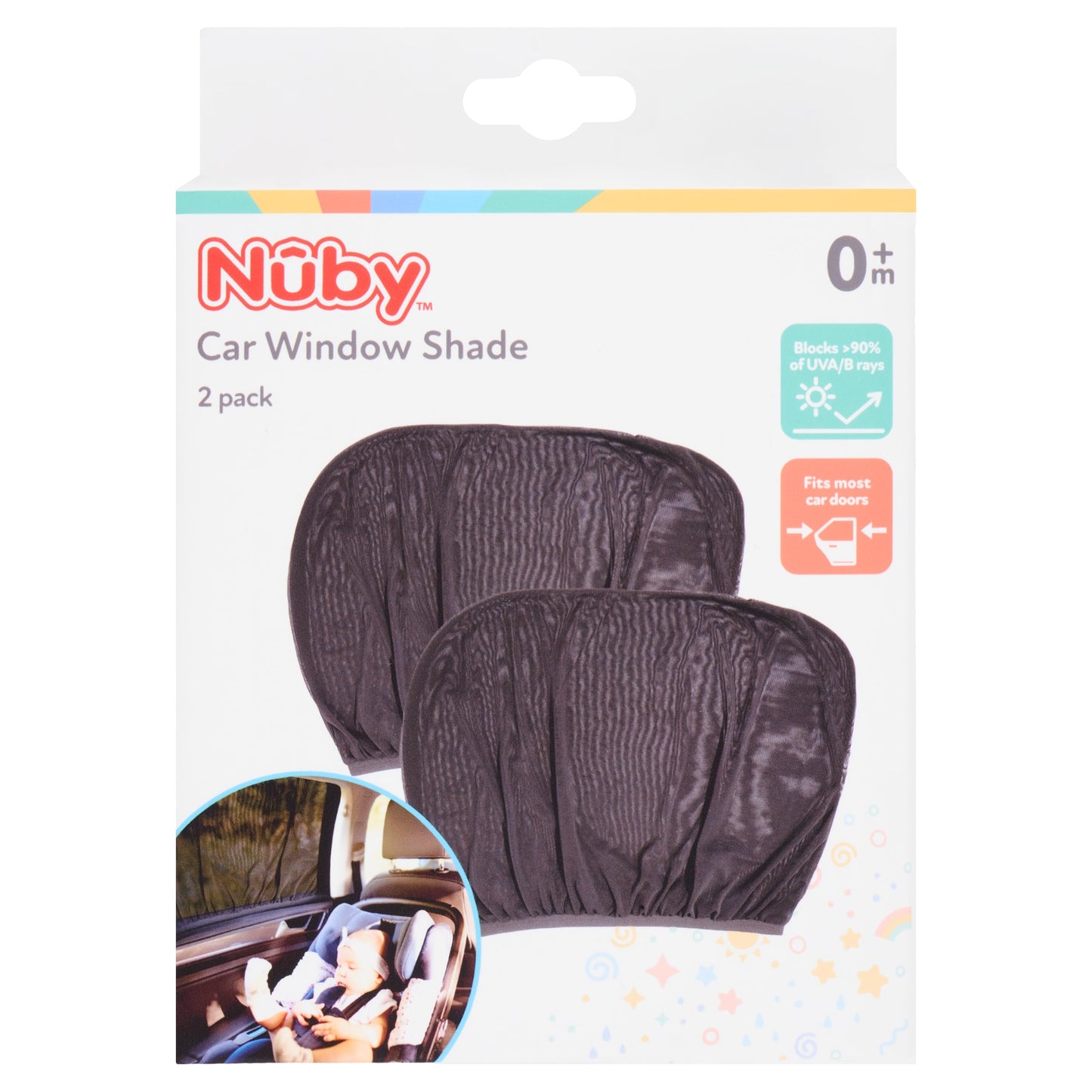 NUBY CAR WINDOW SUN SHADES — image 1