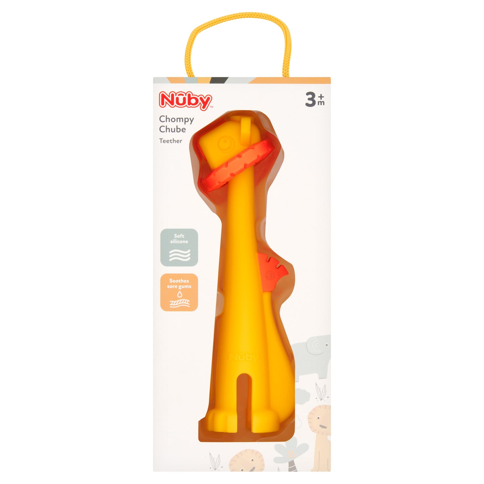 Nuby Chompy Chube Lion Teether — image 1