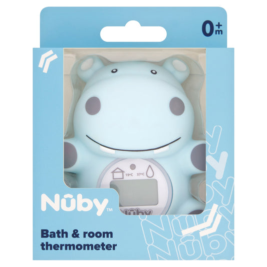 Nuby Hippo Bath & Room Thermometer — image 1