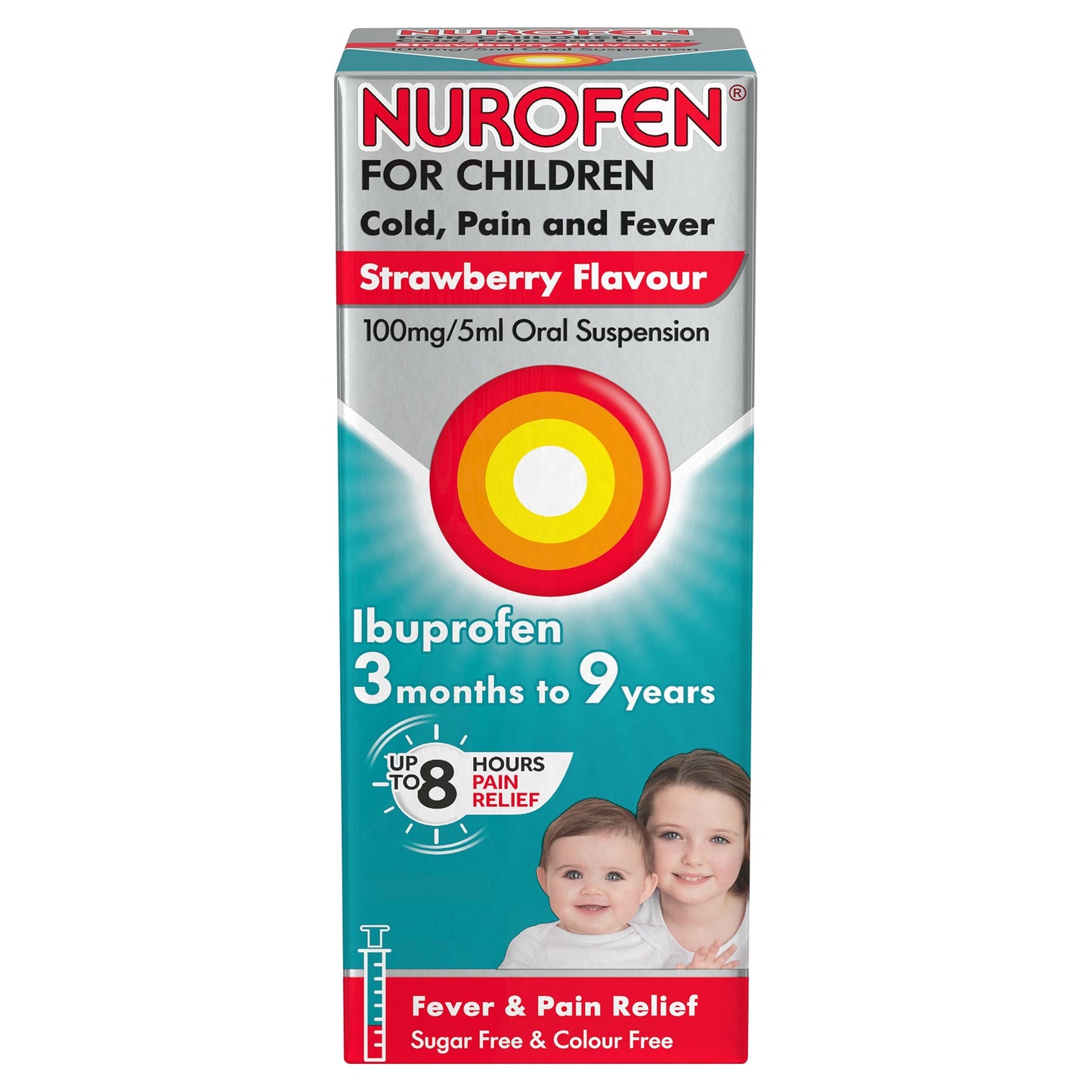 Nurofen Children Cold & Flu Strawberry 100Ml — image 1