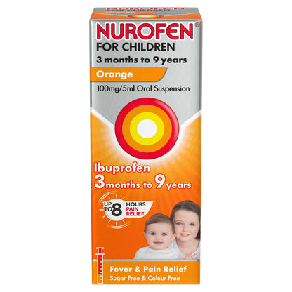 Nurofen For Children 100Mg Orange Liquid 100Ml — image 1