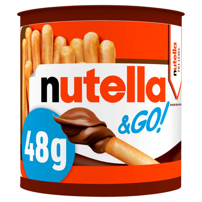Nutella & Go! Hazelnut Chocolate Spread and Breadsticks Snack Pot 1 x 48g — image 1