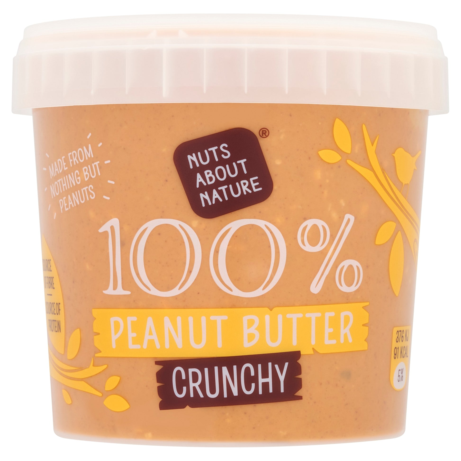 Nuts About Nature 100% Peanut Butter Crunchy No Added Sugar 1Kg — image 1