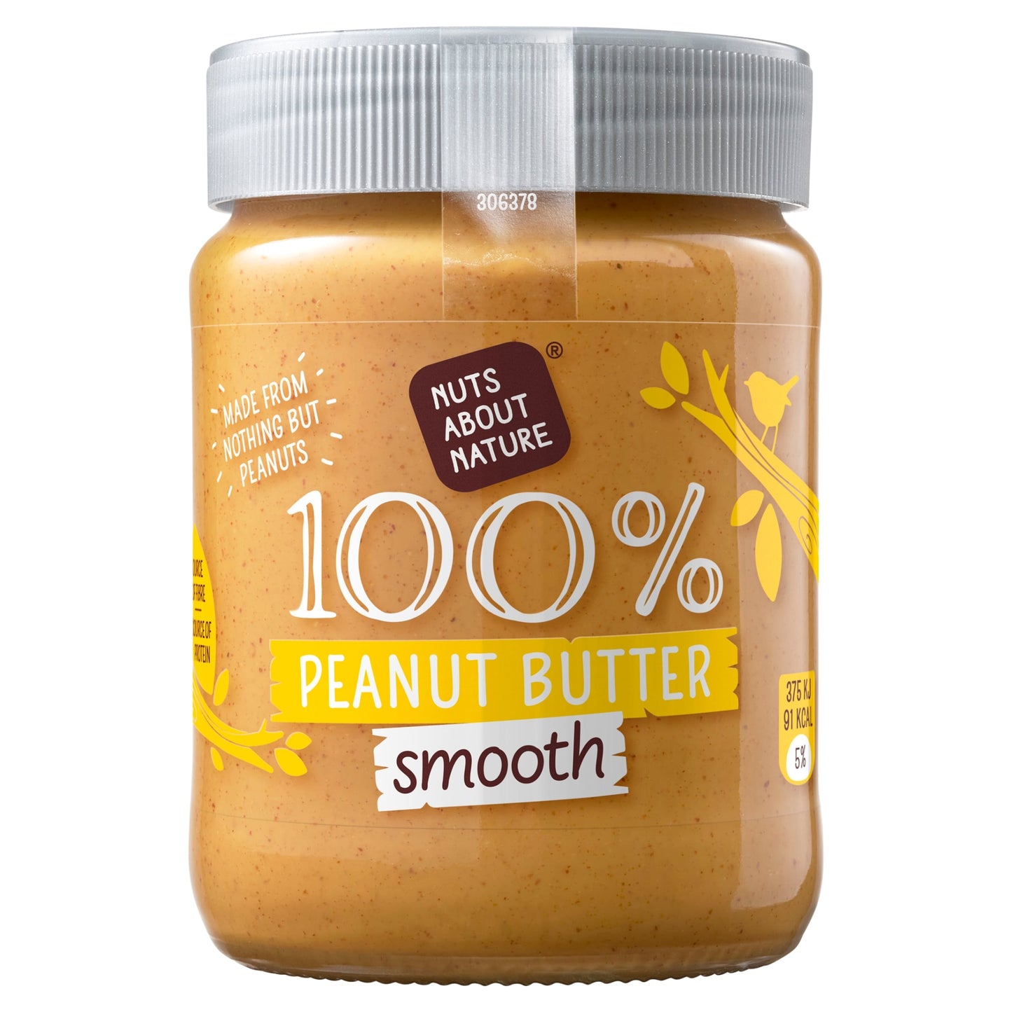 Nuts About Nature Peanut Butter Smooth 340G — image 1