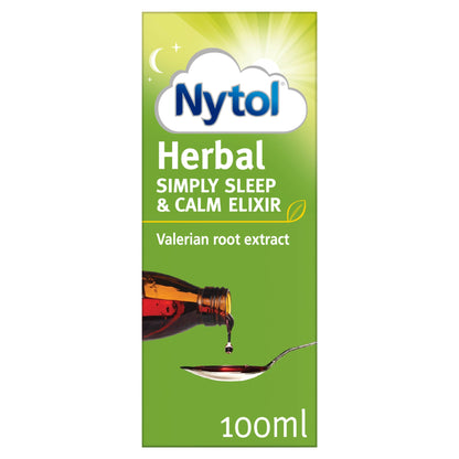 Nytol Herbal Simply Sleep & Calm Elixir with Valerian Root Extract 100ml — image 1