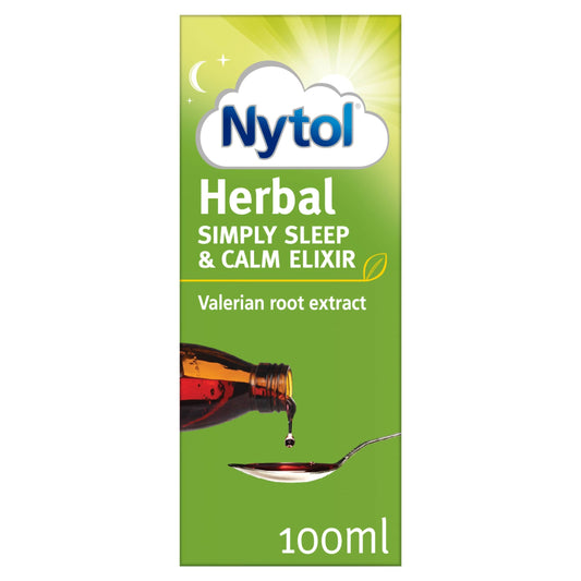 Nytol Herbal Simply Sleep & Calm Elixir with Valerian Root Extract 100ml — image 1