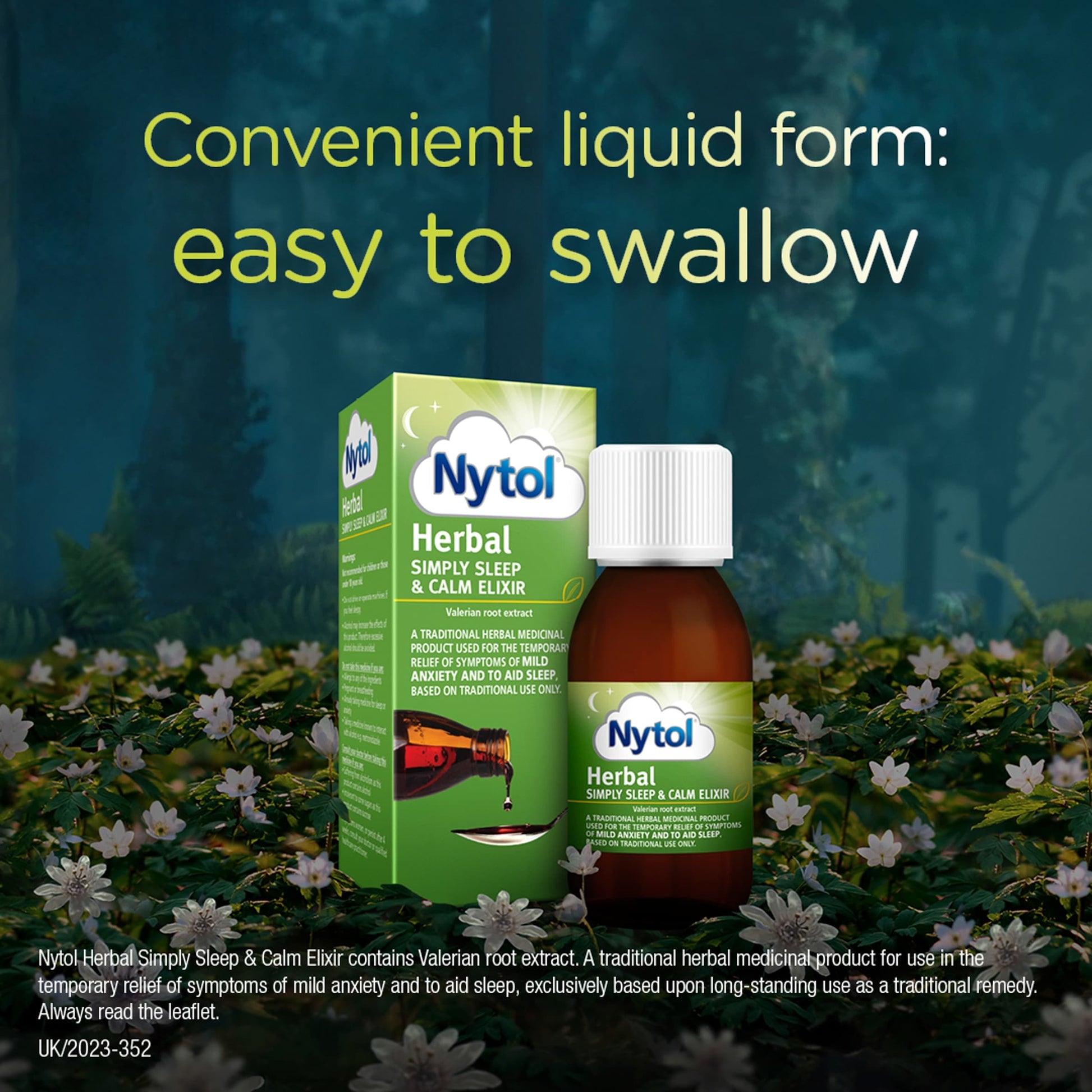 Nytol Herbal Simply Sleep & Calm Elixir with Valerian Root Extract 100ml — image 5