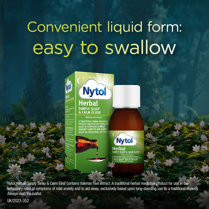Nytol Herbal Simply Sleep & Calm Elixir with Valerian Root Extract 100ml — image 5
