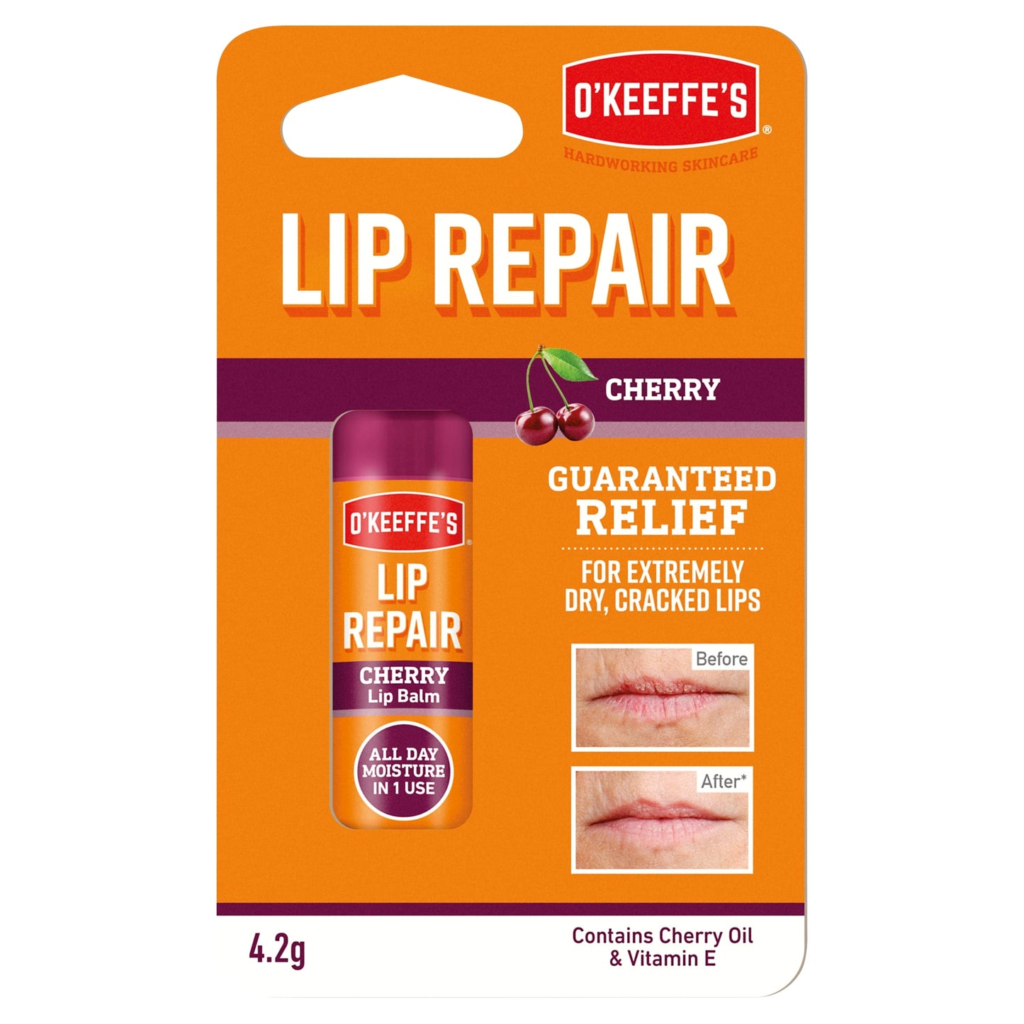 O'Keeffe's Lip Repair Lip Balm - Cherry 4.2g — image 1