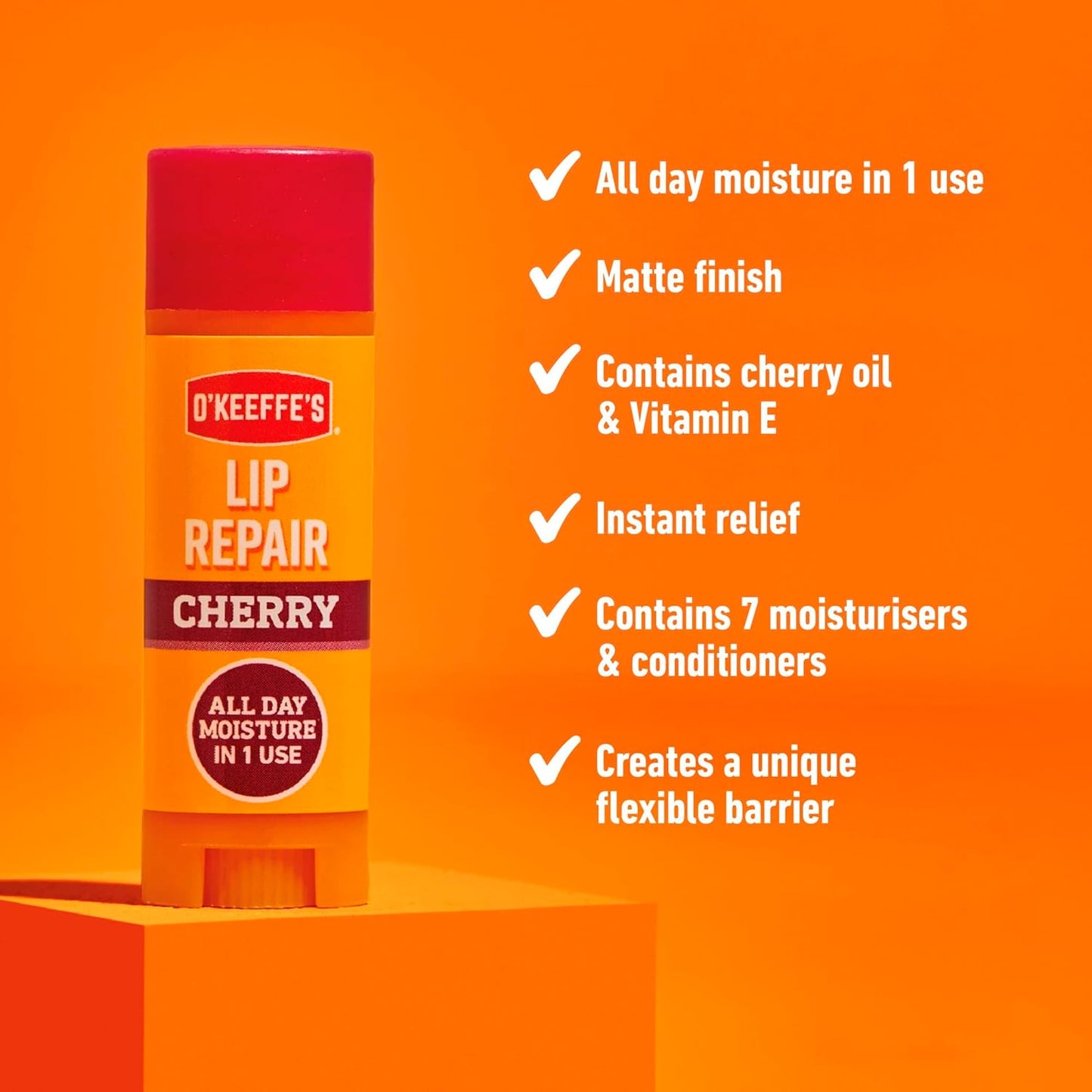 O'Keeffe's Lip Repair Lip Balm - Cherry 4.2g — image 3