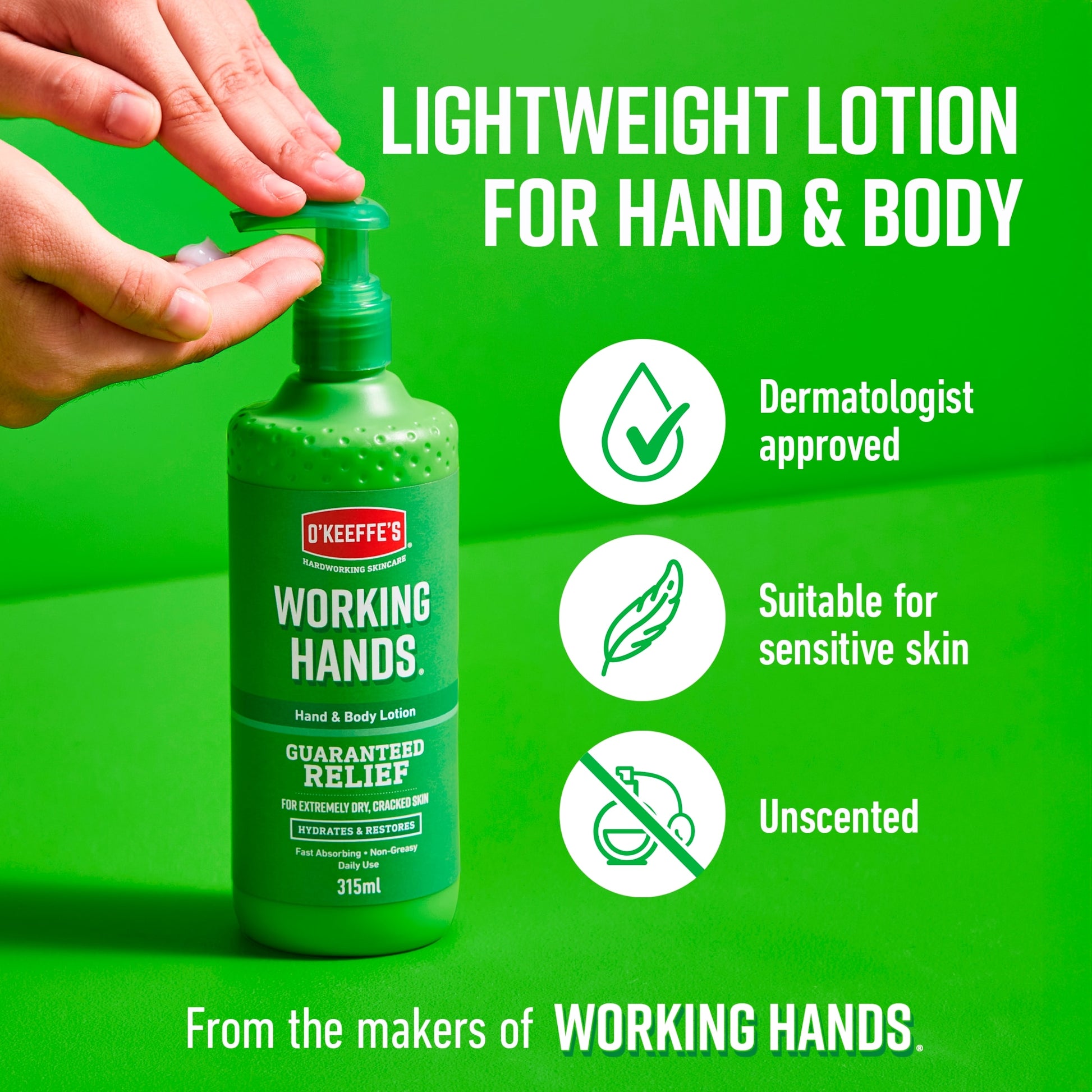 O'Keeffe's Working Hands Hand and Body Lotion 315ml — image 3